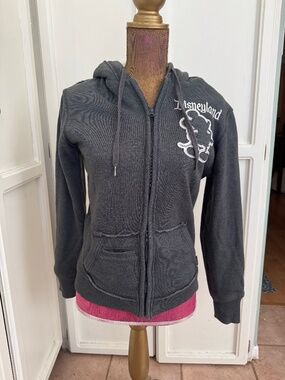Authentic Disney Parks Disneyland zip-up hoodie Sherpa Lined Size S